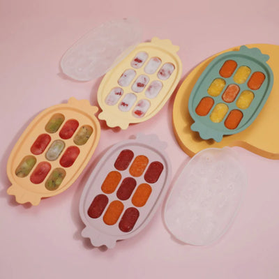 Bandeja de Silicone Para Congelar Alimento Infantil Haakaa Blush - Versatilidade para o Dia a Dia